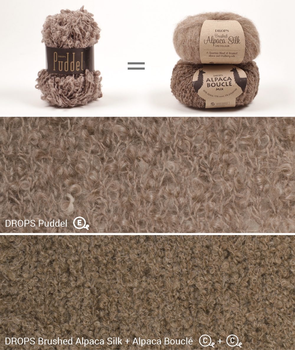 Replace Puddel with Brushed Alpaca Silk & Alpaca Boucle