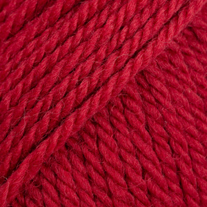 DROPS Alaska uni colour 11, tmavá červená