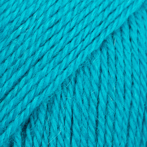 DROPS Alpaca uni colour 2918, azul turquesa escuro