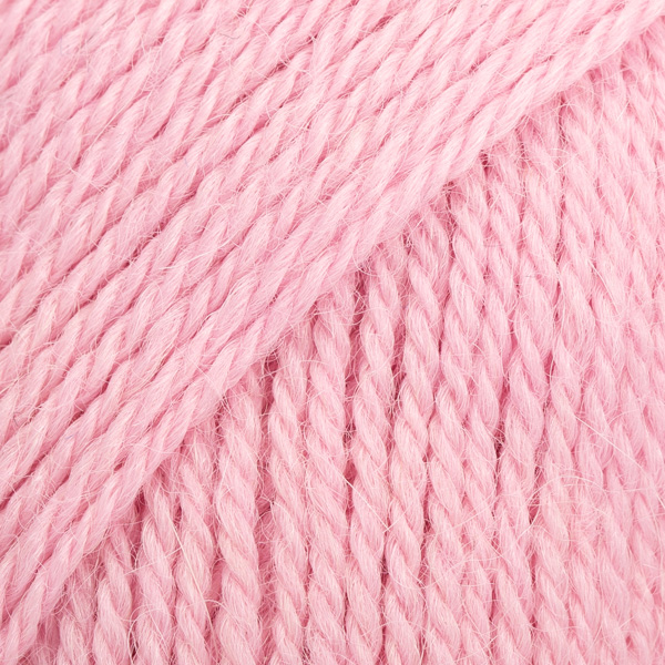 DROPS Alpaca uni colour 3140, lys rosa