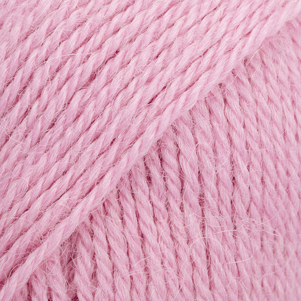 DROPS Alpaca uni colour 3720, rosa selvatica