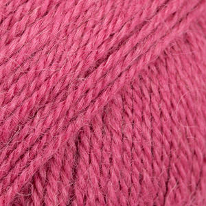 DROPS Alpaca uni colour 3770, malinowy róż