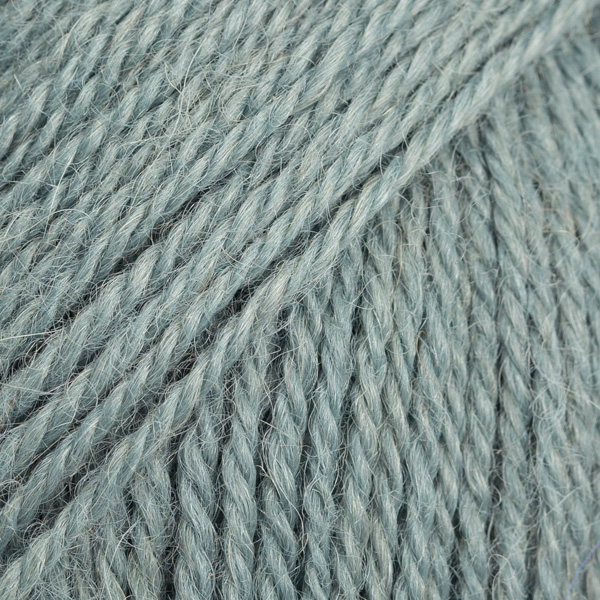 DROPS Alpaca uni colour 7139, niebieski mineralny