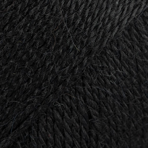 DROPS Alpaca uni colour 8903, svart