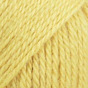DROPS Alpaca uni colour 9028, tarta de limón
