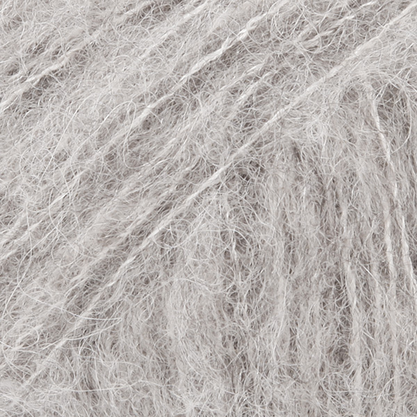 DROPS Brushed Alpaca Silk uni colour 02, világos szürke