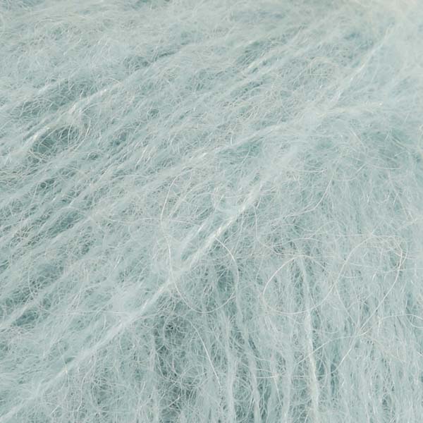 DROPS Brushed Alpaca Silk uni colour 15, ljós sægrænn