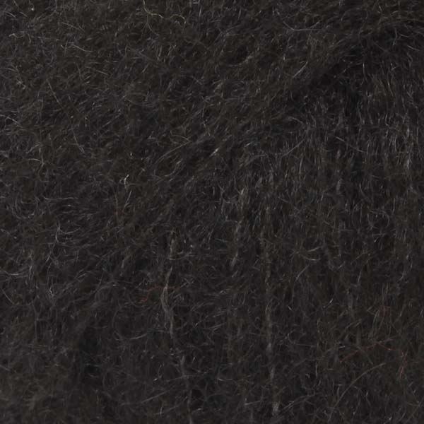 DROPS Brushed Alpaca Silk uni colour 16, preto