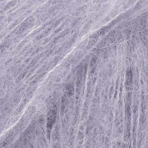 DROPS Brushed Alpaca Silk uni colour 17, ljós lavender