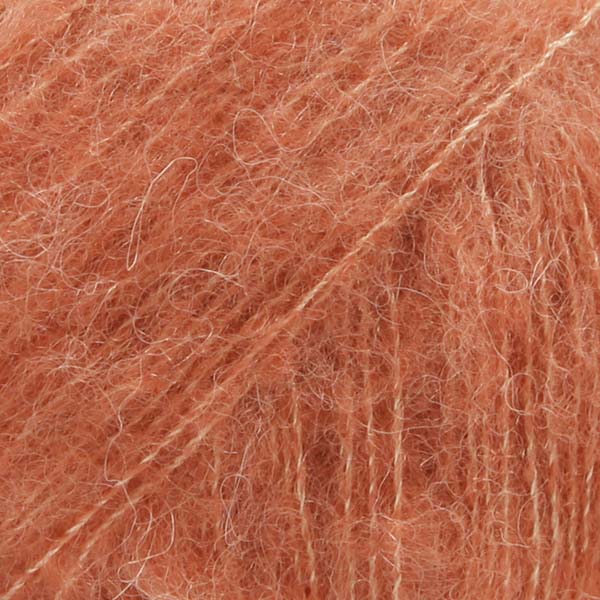 DROPS Brushed Alpaca Silk uni colour 22, halvány rozsda