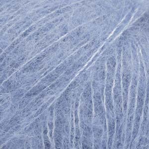DROPS Brushed Alpaca Silk uni colour 28, pacyficzny błękit