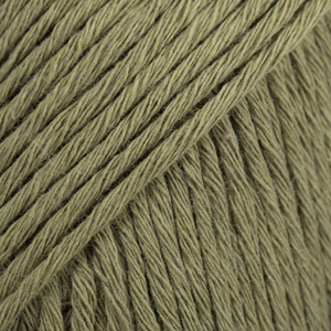 DROPS Cotton Light uni colour 12, szürkészöld (khaki)