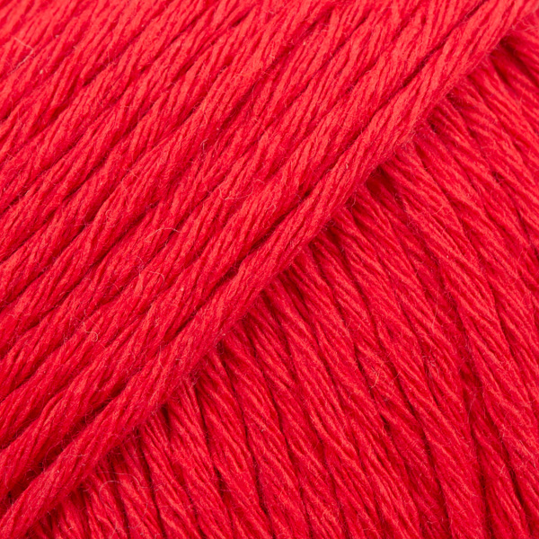 DROPS Cotton Light uni colour 32, czerwony