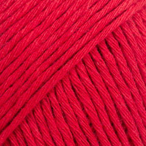 DROPS Cotton Light uni colour 47, vermelho carmesim