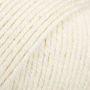 DROPS Cotton Merino uni colour 01, törtfehér