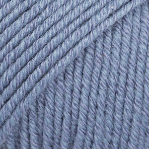 DROPS Cotton Merino uni colour 16, jeansblå