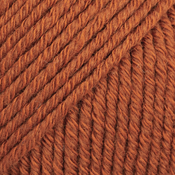 DROPS Cotton Merino uni colour 25, rust
