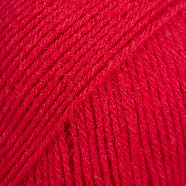 DROPS Fabel uni colour 106, červená