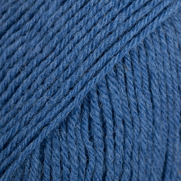 DROPS Fabel uni colour 108, královská modrá