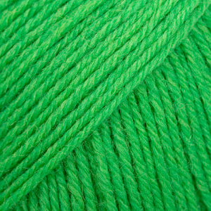 DROPS Fabel uni colour 118, papegojgrön