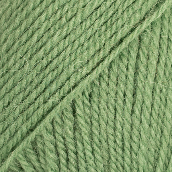 DROPS Flora uni colour 15, grønn