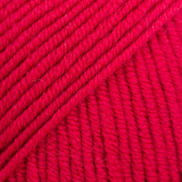 DROPS Merino Extra Fine uni colour 11, piros