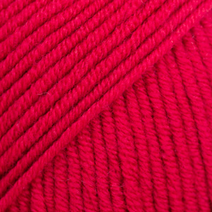 DROPS Merino Extra Fine uni colour 11, vermelho carmesim