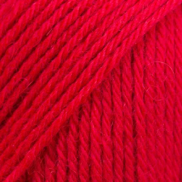 DROPS Nord uni colour 14, červená