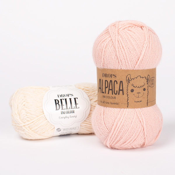 DROPS yarn combinations alpaca9033-belle02