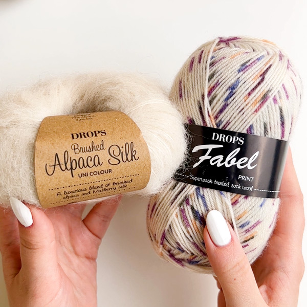 DROPS yarn combinations brushed01-fabel924