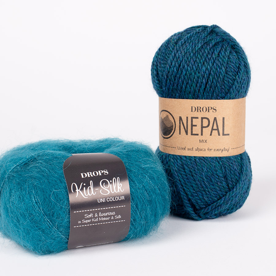 DROPS yarn combinations nepal8905-kidsilk24