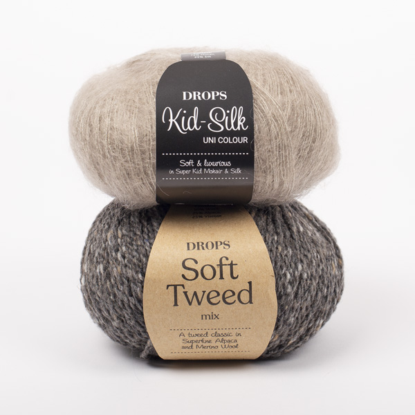 DROPS yarn combinations softtweed8-kidsilk12