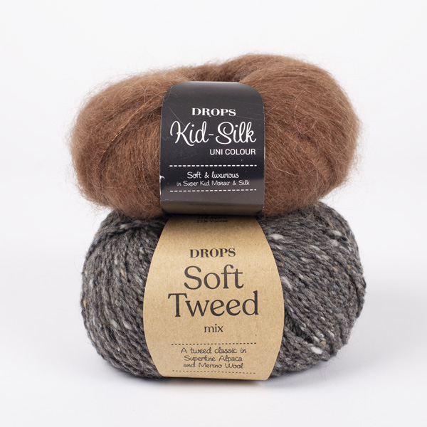 DROPS yarn combinations softtweed8-kidsilk35