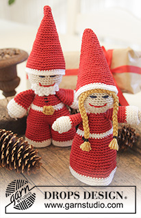 Free patterns - Christmas Table Decor / DROPS Extra 0-1063