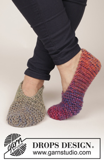 Free patterns - Women's Socks & Slippers / DROPS Extra 0-1279
