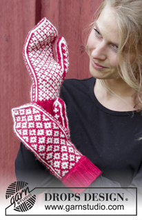 Free patterns - Mittens / DROPS Extra 0-1404