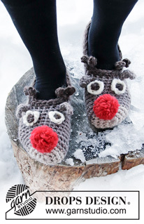 Free patterns - Children Slippers / DROPS Extra 0-1429