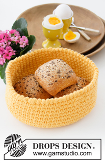 Free patterns - Baskets / DROPS Extra 0-1456