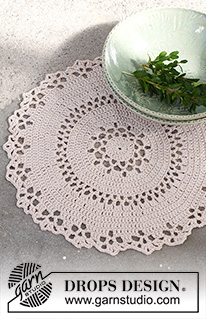 Free patterns - Coasters & Placemats / DROPS Extra 0-1507