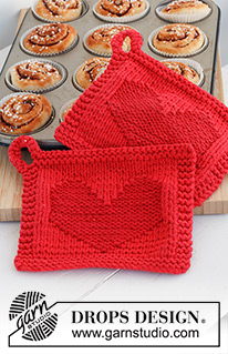 Free patterns - Valentine's Day / DROPS Extra 0-1524