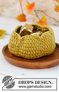Free patterns - Baskets / DROPS Extra 0-1542