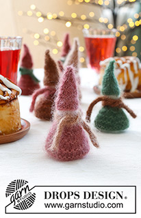 Free patterns - Christmas Table Decor / DROPS Extra 0-1579
