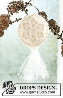 Free patterns - Christmas Tree Ornaments / DROPS Extra 0-1589