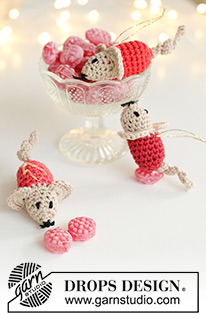 Free patterns - Christmas Table Decor / DROPS Extra 0-1604