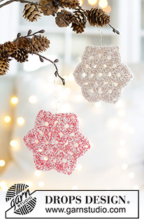 Free patterns - Christmas Tree Ornaments / DROPS Extra 0-1614