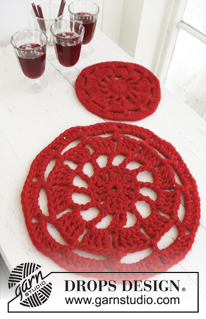 Free patterns - Christmas Table Decor / DROPS Extra 0-870
