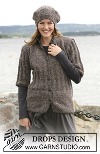 Free patterns - Damskie długie rozpinane swetry / DROPS 103-15