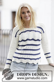 Free patterns - Striped Jumpers / DROPS 161-31