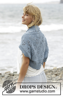 Free patterns - Rozpinane swetry z krótkim rękawem / DROPS 168-10