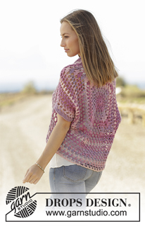 Free patterns - Rozpinane swetry z krótkim rękawem / DROPS 178-11